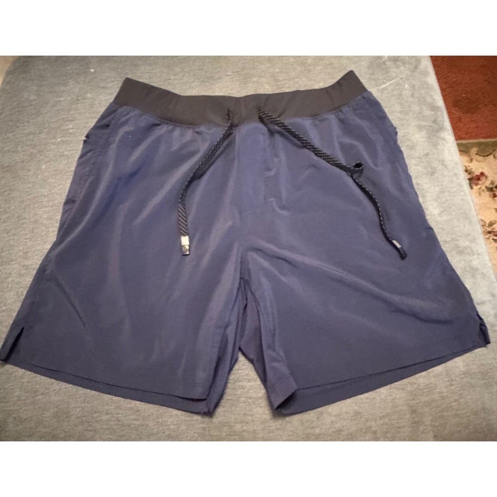 Fabletics Mens Fundamental‎ Shorts Navy Blue Athletic Gym Training XL SO1939001